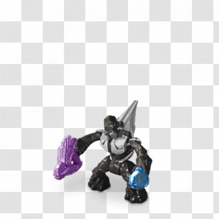 Mega Brands Toy Figurine Halo Silver - Reinforcement Transparent PNG
