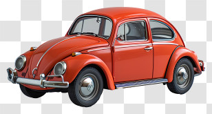 Red Toy Car - Red Vintage Car Transparent PNG