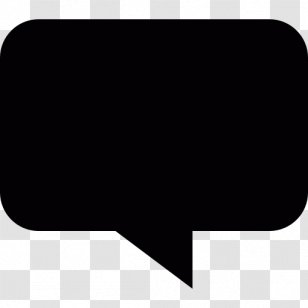 Rectangle Black Creative Commons License - Speech Balloon Transparent PNG