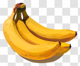 Bananas - Yellow Bananas Illustration Transparent PNG
