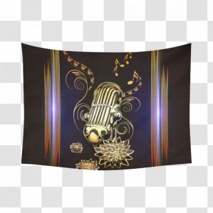 Songwriter Musician Microphone Book - Watercolor Transparent PNG