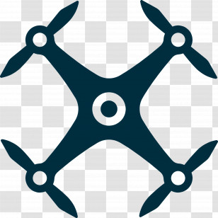Drone - Black Drone Icon Design Transparent PNG