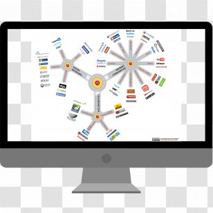 Social Media Infographic Map Mass Computer Monitors - Blog - Internet Transparent PNG