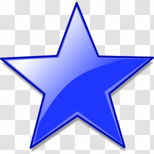 Five-pointed Star Color - Gold - Crystal Transparent PNG