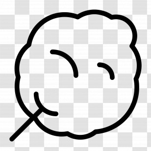 Cotton Candy - Sweet Fluffy Cotton Candy Transparent PNG