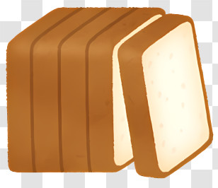Bread - Sliced White Bread Illustration Transparent PNG