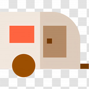 Camping Car - Caravan Trailer Illustration Transparent PNG