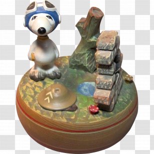 Figurine - 1968 Snoopy Flying Ace Transparent PNG