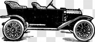 Sports Car Vintage Clip Art - Classic Transparent PNG