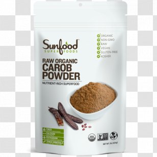 Raw Foodism Organic Food Carob Tree Superfood Smoothie - Chocolate Transparent PNG