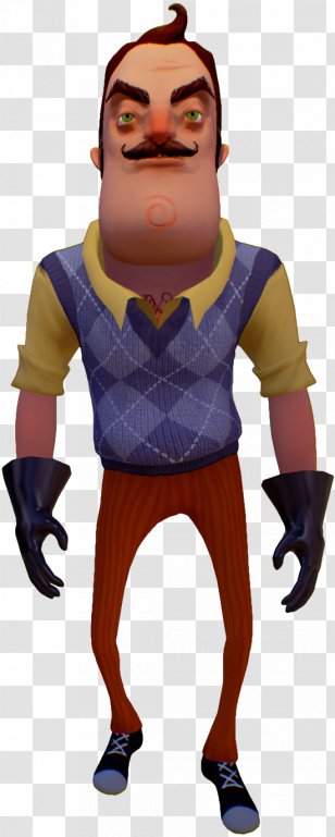 Hello Neighbor Video Game - Action Figure Transparent PNG
