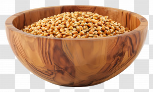 Grain Bowl - Bowl Of Corn Kernels Transparent PNG