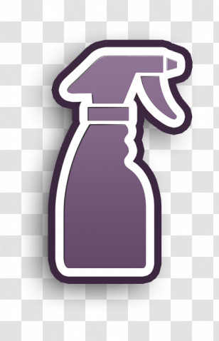 Clean Icon House Things Icon Cleaning Spray Bottle Icon Transparent PNG