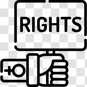 Rights Sign - Rights Sign For Equality Transparent PNG
