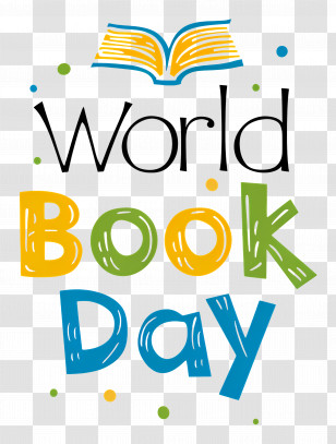 World Book Day - World Book Day Colorful Illustration Transparent PNG