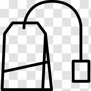 Tea Bag - Simple Tea Bag Transparent PNG