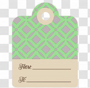 Green Pattern Rectangle Font Meter Transparent PNG