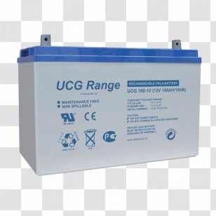 Leadâ€“acid Battery VRLA Electric Rechargeable Ampere Hour - Power Supply - Automotive Transparent PNG
