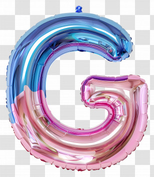 Letter G - Shiny Balloon Letter G Transparent PNG