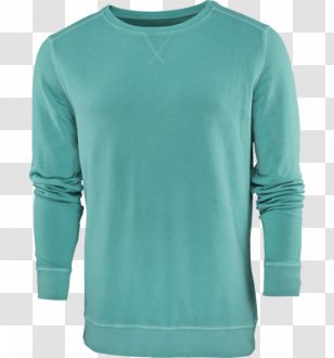 T-shirt Sleeve Hoodie Sweater Crew Neck - Outerwear Transparent PNG