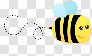 Honey Bee Bumblebee Clip Art - Smile - Beehive Transparent PNG