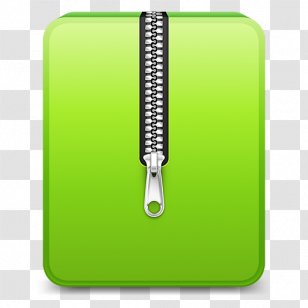 Zip WinRAR - Data Compression - Green Transparent PNG