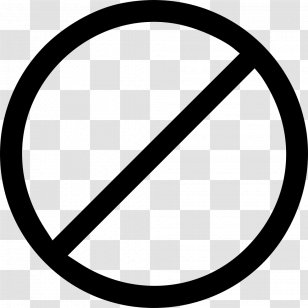 No Symbol Circle Clip Art - Triangle - Prohibited Passage Transparent PNG
