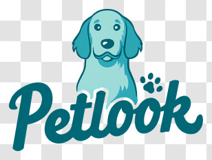 Petlook Logo - Petlook Cute Dog Logo Transparent PNG