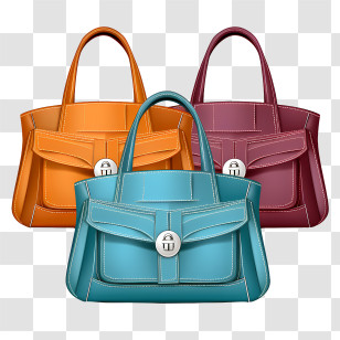 Handbag Day - Stylish And Colorful Handbags Transparent PNG