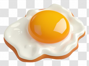 Fried Egg - Sunny Side Up Egg Transparent PNG
