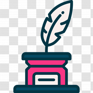 Feather Ink - Ink And Quill For Writing Transparent PNG