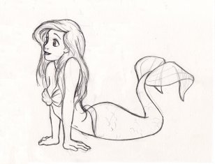Ariel Tiana Pocahontas Drawing Disney Princess - Frame - Person Outlines Transparent PNG