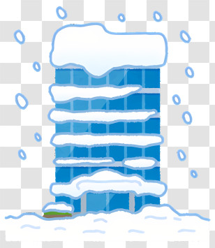 Icon - Snowy Building In Winter Transparent PNG
