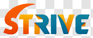 Strive Logo - STRIVE Gradient Wordmark Transparent PNG