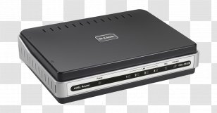 Wireless Router D-Link DSL Modem - Electronics Accessory Transparent PNG