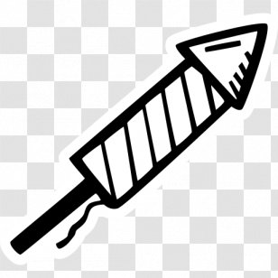 Firecracker Fireworks Clip Art - New Year - Hand Drawn Style Transparent PNG