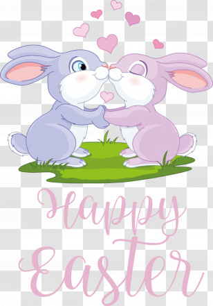 Happy Easter Day Easter Day Blessing Easter Bunny Transparent PNG