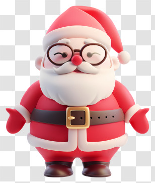Santa Claus - Cartoon Santa Claus For Christmas Cheer Transparent PNG
