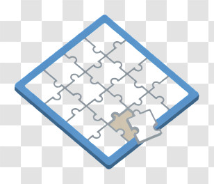 Icon - Incomplete Puzzle With Missing Piece Transparent PNG