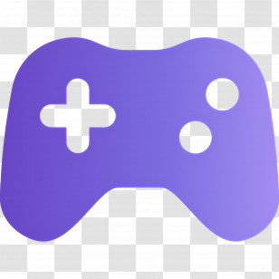 Game Controller - Purple Game Controller Icon Transparent PNG