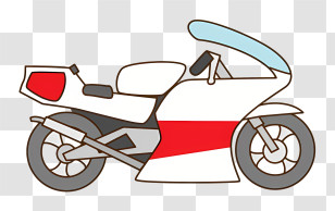 Icon - Illustration Of A Motorcycle Transparent PNG