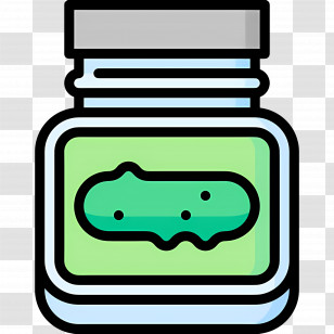 Pickle Jar - Pickle Jar With Green Pickle Transparent PNG