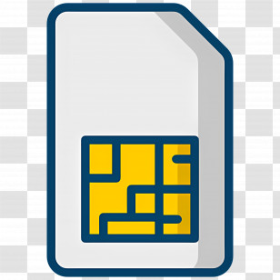 Phone Memory - SIM Card Illustration Transparent PNG