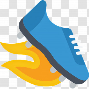 Football Boots - Soccer Shoe With Flame Transparent PNG