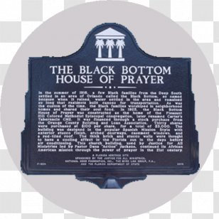 Black Bottom House Of Prayer God Pastor Minister - Psalms Transparent PNG