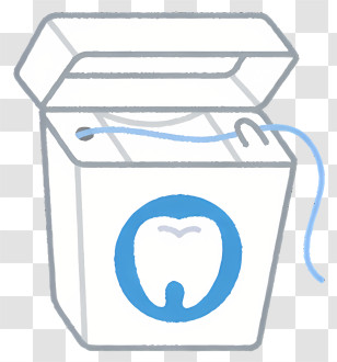 Icon - Dental Floss For Oral Hygiene Transparent PNG