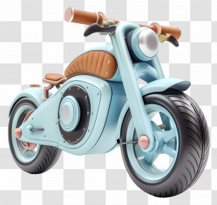 Electric Bike - Cartoon Motorcycle Transparent PNG