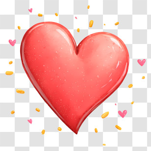 Red Heart - Glossy Red Heart Icon Transparent PNG