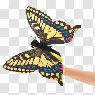 Finger Puppet Hand FOLKMANIS Butterfly - Stuffed Animals Cuddly Toys Transparent PNG