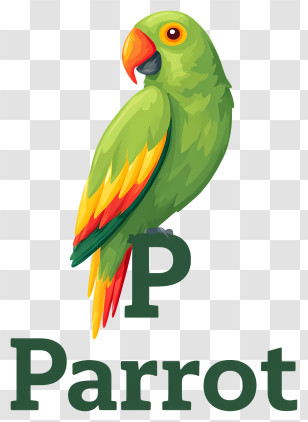 Parrot Logo - Green Parrot Logo Transparent PNG